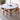 Sleek Brown Frame Table with Natural Sintered Stone & Ash Wood Finish fmbs - 007MUTUKISPACE