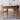 Sleek Brown Frame Table with Natural Sintered Stone & Ash Wood Finish fmbs - 007MUTUKISPACE