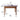 Sleek Brown Frame Table with Natural Sintered Stone & Ash Wood Finish fmbs - 007MUTUKISPACE