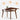Elegant Brown Frame Table with Natural Sintered Stone and Glass Top, Ash Wood Design fmbs - 010MUTUKISPACE