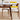 Elegant Brown Frame Table with Natural Sintered Stone and Glass Top, Ash Wood Design fmbs - 010MUTUKISPACE