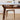 Elegant Brown Frame Table with Natural Sintered Stone and Glass Top, Ash Wood Design fmbs - 010MUTUKISPACE