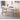 Elegant Natural Brown Black Table with Sintered Stone and Ash Wood Finish fmbs - 012MUTUKISPACE