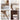 Elegant Brown Natural Black Ash Wood Table with Sintered Stone Top fmbs - 013MUTUKISPACE