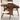 Elegant Brown Natural Black Ash Wood Table with Sintered Stone Top fmbs - 013MUTUKISPACE