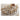 Elegant Brown Natural Black Ash Wood Table with Sintered Stone Top fmbs - 013MUTUKISPACE