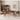 Premium Handmade Natural Ash Wood Dining Table - Brown Finish fmbs - 014MUTUKISPACE