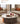 Round Sintered Stone Coffee Table Set – Elegant Design for Living Rooms fme - 3128MUTUKISPACE