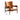 Ash Wood Shield Chair with Faux & Genuine Leather – Unique Tribal Accent Design fme - 3137MUTUKISPACE