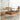 Elegant Multi - Material Light Brown Black Cherry Wood Coffee Table – Modern Design with Metal Accents fmy - 685MUTUKISPACE