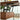 Elegant Multi - Material Light Brown Black Cherry Wood Coffee Table – Modern Design with Metal Accents fmy - 685MUTUKISPACE