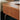 Elegant Light Brown Cherry Wood Coffee Table with Metal Accents and Durable Nylon Legs fmy - 686MUTUKISPACE
