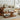Elegant Light Brown and Black Cherry Wood Coffee Table – Sturdy Plywood Design fmy - 690MUTUKISPACE