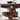 Elegant Natural Brown Solid Wood Table - Perfect for Any Home Décor fnl - 273MUTUKISPACE