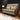 Stylish Sofabed in Khaki Yellow with Dark Gray, Light Brown, and Blue Accents - Durable Rubber Wood and Pine Wood Frame with Faux Leather & Cotton - Linen Blend Upholstery fnm - 949MUTUKISPACE