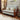 Stylish Sofabed in Khaki Yellow with Dark Gray, Light Brown, and Blue Accents - Durable Rubber Wood and Pine Wood Frame with Faux Leather & Cotton - Linen Blend Upholstery fnm - 949MUTUKISPACE