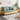 Modern Cotton - Linen Sofabed in Elegant Green & Neutral Shades with Ash Wood Frame fnm - 956MUTUKISPACE