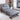 Luxurious Dark Brown Latex Suede Fabric Bed - Elegant Grey Design foltm - 1556MUTUKISPACE