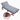 Luxurious Dark Brown Latex Suede Fabric Bed - Elegant Grey Design foltm - 1556MUTUKISPACE