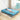 Elegant Grey and Navy Blue Cotton & Linen Bed Set - Ultimate Comfort and Style foltm - 1558MUTUKISPACE