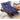 Luxurious Dark Brown and Blue Coconut Palm Bed Frame – Elegant Tropical Design for Your Bedroom foltm - 1559MUTUKISPACE