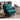 Luxurious Green Leathaire Bed - Vibrant Orange Accents for Modern Decor foltm - 1560MUTUKISPACE