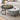 Modern Sintered Stone Accent Coffee Table with Sleek PU Leather and Particle Board Finish - Gray, White, Black frg - 497MUTUKISPACE