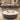 Modern Chic White & Gray Sintered Stone Coffee Table with Metal and Synthetic Leather Accents frg - 498MUTUKISPACE