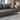 Luxurious Dark Brown Gray Sofa with Solid Wood Frame - Orange and Latex Faux Leather Upholstery fsj - 1027MUTUKISPACE