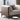Modern Light Gray Sofa with Dark Brown Pine Wood Frame and Faux Leather Accents fsj - 1029MUTUKISPACE