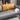 Modern Stylish Sofa - Orange, Gray, Black Faux Leather with Solid Wood Frame fsj - 1033MUTUKISPACE