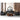 Stylish Solid Wood Sofa with Faux Leather Upholstery in Black, Light Brown, and Gray fsj - 1035MUTUKISPACE