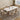 Stylish White Sintered Stone Table with Ash Wood Multi - Layer Board Top fsm - 310MUTUKISPACE