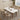 Stylish White Sintered Stone Table with Ash Wood Multi - Layer Board Top fsm - 310MUTUKISPACE