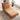 Sofabed in Orange and Blue Light Beige with Oak Wood and Leathaire Finish – Modern Comfort and Style fsq - 1414MUTUKISPACE