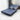 Stylish Leathaire Sofabed in Blue, Orange, and Gray for Modern Living Rooms fsq - 1422MUTUKISPACE