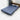 Stylish Leathaire Sofabed in Blue, Orange, and Gray for Modern Living Rooms fsq - 1422MUTUKISPACE