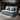 Elegant Blue and Light Gray Cotton - Linen Sofabed with Wooden Frame - Modern Living Room Essential fsx - 1001MUTUKISPACE