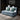 Elegant Blue and Light Gray Cotton - Linen Sofabed with Wooden Frame - Modern Living Room Essential fsx - 1001MUTUKISPACE
