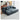 Modern Gray Faux Leather Sofabed with Pine Wood Frame fwlp - 933MUTUKISPACE