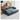 Modern Gray Faux Leather Sofabed with Pine Wood Frame fwlp - 933MUTUKISPACE