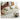 Stylish Beige Faux Leather Sofabed with Elegant Pine Wood Frame fwlp - 939MUTUKISPACE