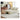 Stylish Beige Faux Leather Sofabed with Elegant Pine Wood Frame fwlp - 939MUTUKISPACE