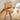 Mid - Century Modern Beech Wood & Rattan Dining Chair with Brown PU Leather Seat fxgmz - 592MUTUKISPACE