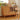 Stylish Beech Wood Multi - Layer Cabinet with Glass Doors and Synthetic Leather Accents fxgmz - 614MUTUKISPACE