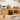Stylish Beech Wood Multi - Layer Cabinet with Glass Doors and Synthetic Leather Accents fxgmz - 614MUTUKISPACE