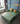 Convertible Sofa Bed with Green Dark Blue Light Gray Techno Fabric and White Wooden Frame fxgz - 273MUTUKISPACE
