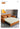 Stylish Multi - Color Techno Fabric Sofa Bed - Orange, Brown, Blue, Green, Black & Gray with Wood Accents fxgz - 291MUTUKISPACE