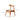 Elegant Red Oak Wood Chair with Natural Finish and Comfortable Cotton Seat fyg - 659MUTUKISPACE