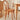 Elegant Red Oak Wood Chair with Natural Finish and Comfortable Cotton Seat fyg - 659MUTUKISPACE